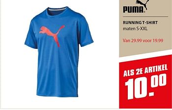 Aanbiedingen Running t-shirt - Puma - Geldig van 03/02/2015 tot 28/02/2015 bij Aktiesport