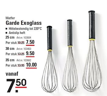 Aanbiedingen Matfer garde exoglass - Matfer - Geldig van 05/02/2015 tot 23/02/2015 bij Sligro