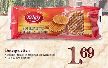 Aanbiedingen Botergaletten heerl? k krokant, in handige 2-stuksverpakking - Belgix - Geldig van 09/02/2015 tot 14/02/2015 bij Lidl