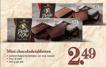 Aanbiedingen Mini chocoladetabletten - Perle d'or - Geldig van 09/02/2015 tot 14/02/2015 bij Lidl