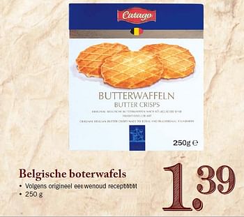 Aanbiedingen Belgische boterwafels volgens origineel eeuwenoud recept - Catago - Geldig van 09/02/2015 tot 14/02/2015 bij Lidl