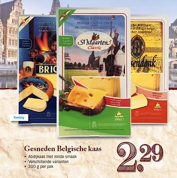 Aanbiedingen Gesneden belgische kaas - Huismerk - Lidl - Geldig van 09/02/2015 tot 14/02/2015 bij Lidl