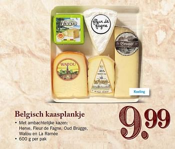 Aanbiedingen Belgisch kaasplankje - Herve - Geldig van 09/02/2015 tot 14/02/2015 bij Lidl
