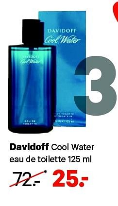 Aanbiedingen Davidoff cool water eau de toilette - Davidoff - Geldig van 09/02/2015 tot 22/02/2015 bij Etos
