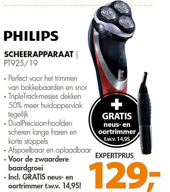 Aanbiedingen Philips scheerapparaat - Philips - Geldig van 09/02/2015 tot 15/02/2015 bij Expert