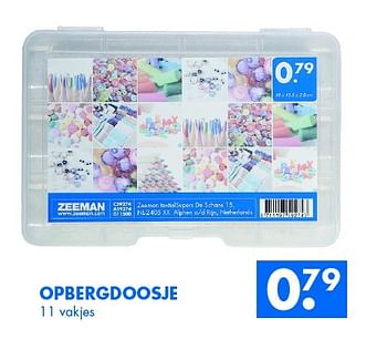 Aanbiedingen Opbergdoosje - Huismerk - Zeeman  - Geldig van 14/02/2015 tot 21/02/2015 bij Zeeman