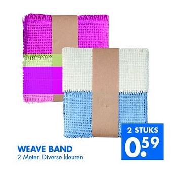 Aanbiedingen Weave band - Huismerk - Zeeman  - Geldig van 14/02/2015 tot 21/02/2015 bij Zeeman
