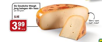 Aanbiedingen De goudsche waegh jong belegen 48+ kaas - De Goudsche Waegh - Geldig van 15/02/2015 tot 21/02/2015 bij Em-té
