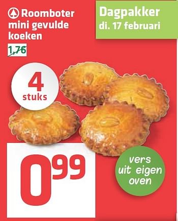 Aanbiedingen Roomboter mini gevulde koeken - Spar - Geldig van 12/02/2015 tot 18/02/2015 bij Spar