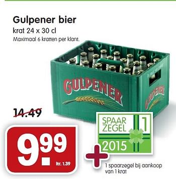 Aanbiedingen Gulpener bier - Gulpener - Geldig van 15/02/2015 tot 21/02/2015 bij Em-té
