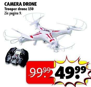 Aanbiedingen Camera drone trooper drone 150 - Huismerk - Kruidvat - Geldig van 17/02/2015 tot 22/02/2015 bij Kruidvat