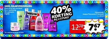 Aanbiedingen Shampoo pluiscontrole + veerkracht - Guhl - Geldig van 17/02/2015 tot 22/02/2015 bij Kruidvat