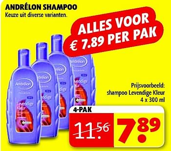 Aanbiedingen Andrélon shampoo - Andrelon - Geldig van 17/02/2015 tot 22/02/2015 bij Kruidvat