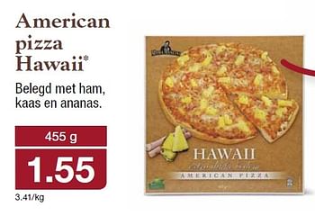Aanbiedingen American pizza hawaii - Mama Mancini - Geldig van 18/02/2015 tot 24/02/2015 bij Aldi