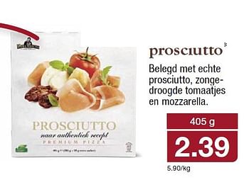 Aanbiedingen Pizza prosciutto - Mama Mancini - Geldig van 18/02/2015 tot 24/02/2015 bij Aldi