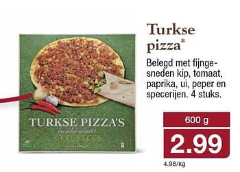 Aanbiedingen Turkse pizza - Huismerk - Aldi - Geldig van 18/02/2015 tot 24/02/2015 bij Aldi