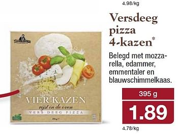 Aanbiedingen Versdeeg pizza 4-kazen - Mama Mancini - Geldig van 18/02/2015 tot 24/02/2015 bij Aldi