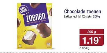 Aanbiedingen Chocolade zoenen - Huismerk - Aldi - Geldig van 18/02/2015 tot 24/02/2015 bij Aldi