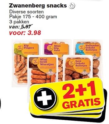 Aanbiedingen Zwanenberg snacks  - Zwanenberg - Geldig van 18/02/2015 tot 24/02/2015 bij Hoogvliet