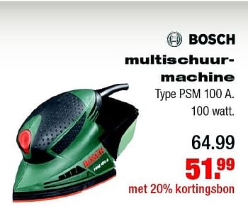 Aanbiedingen Bosch multischuurmachine - Bosch - Geldig van 16/02/2015 tot 22/02/2015 bij Praxis