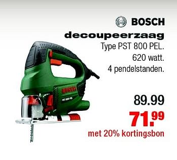 Aanbiedingen Bosch decoupeerzaag - Bosch - Geldig van 16/02/2015 tot 22/02/2015 bij Praxis