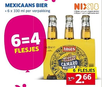 Aanbiedingen Mexicaans bier - Argus - Geldig van 16/02/2015 tot 22/02/2015 bij Lidl