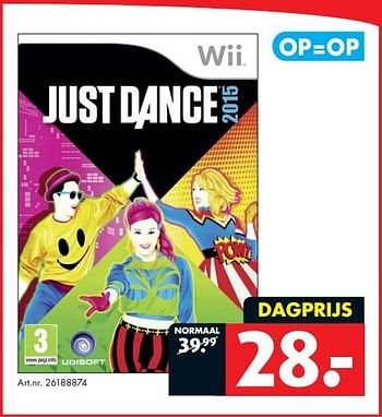 Aanbiedingen Just dance - Ubisoft - Geldig van 14/02/2015 tot 01/03/2015 bij Bart Smit