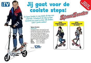 Aanbiedingen Space scooter de space scooter is een step die wordt - SpaceScooter - Geldig van 14/02/2015 tot 01/03/2015 bij Bart Smit
