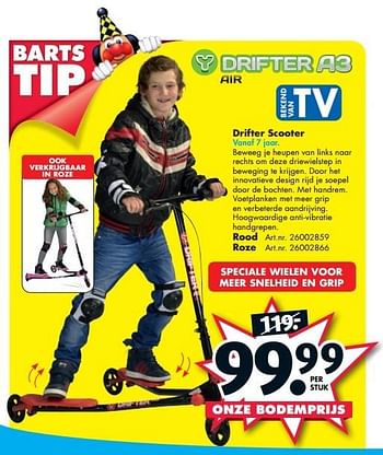 Aanbiedingen Drifter scooter - Drifter - Geldig van 14/02/2015 tot 01/03/2015 bij Bart Smit