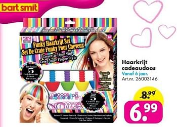 Aanbiedingen Haarkrijt cadeaudoos - 4 Trendy Girlz - Geldig van 14/02/2015 tot 01/03/2015 bij Bart Smit