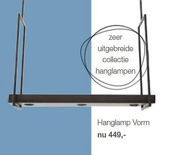 Aanbiedingen Hanglamp vorm - Huismerk - Goossens - Geldig van 12/02/2015 tot 01/03/2015 bij Goossens Wonen & Slapen