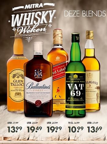 Aanbiedingen Whisky weken - Huismerk - Mitra - Geldig van 15/02/2015 tot 28/02/2015 bij Mitra