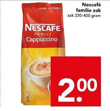 Aanbiedingen Nescafe familie zak - Nescafe - Geldig van 22/02/2015 tot 28/02/2015 bij Deen Supermarkten