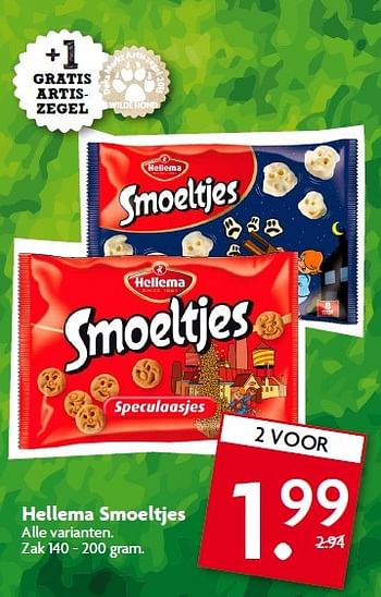 Aanbiedingen Hellema smoeltjes - Hellema - Geldig van 22/02/2015 tot 28/02/2015 bij Deka Markt