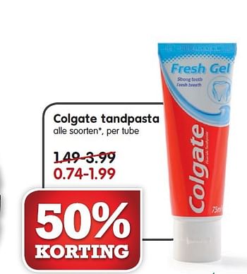 Aanbiedingen Colgate tandpasta - Colgate - Geldig van 22/02/2015 tot 28/02/2015 bij Em-té
