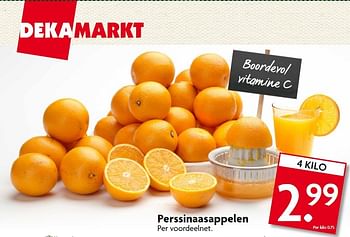 Aanbiedingen Perssinaasappelen - Huismerk - Deka Markt - Geldig van 22/02/2015 tot 28/02/2015 bij Deka Markt