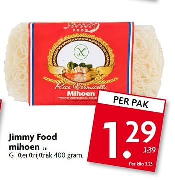Aanbiedingen Jimmy food mihoen glutenvrij - Jimmy Food - Geldig van 22/02/2015 tot 28/02/2015 bij Deka Markt