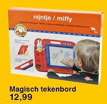 Aanbiedingen Magisch tekenbord - Nijntje - Geldig van 16/02/2015 tot 01/03/2015 bij Vroom & Dreesman