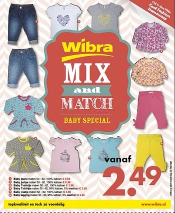 Aanbiedingen Baby jeans - Huismerk - Wibra - Geldig van 23/02/2015 tot 04/03/2015 bij Wibra