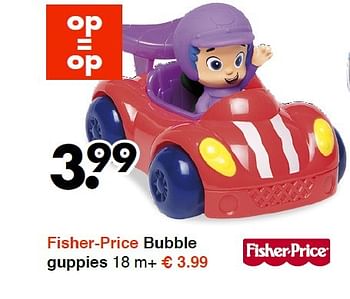 Aanbiedingen Fisher-price bubble guppies - Fisher-Price - Geldig van 23/02/2015 tot 04/03/2015 bij Wibra