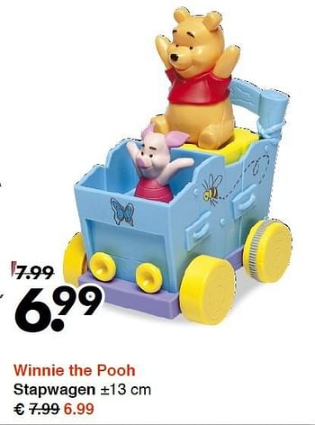 Aanbiedingen Winnie the pooh stapwagen - winnie the pooh - Geldig van 23/02/2015 tot 04/03/2015 bij Wibra