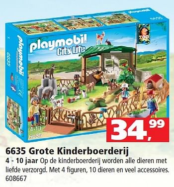 Aanbiedingen Grote kinderboerderij - Playmobil - Geldig van 22/02/2015 tot 05/03/2015 bij Intertoys
