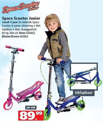 Aanbiedingen Space scooter junior - SpaceScooter - Geldig van 22/02/2015 tot 05/03/2015 bij Intertoys