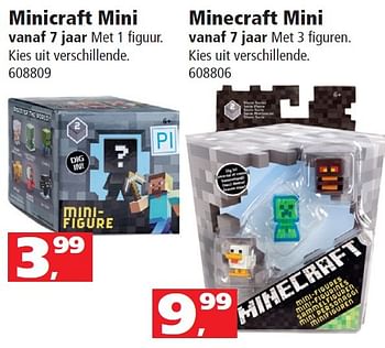 Aanbiedingen Minicraft mini - Minecraft - Geldig van 22/02/2015 tot 05/03/2015 bij Intertoys