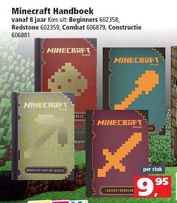 Aanbiedingen Minecraft handboek - Minecraft - Geldig van 22/02/2015 tot 05/03/2015 bij Intertoys