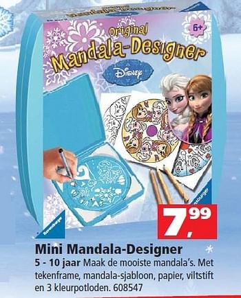 Aanbiedingen Mini mandala-designer - Disney  Frozen - Geldig van 22/02/2015 tot 05/03/2015 bij Intertoys