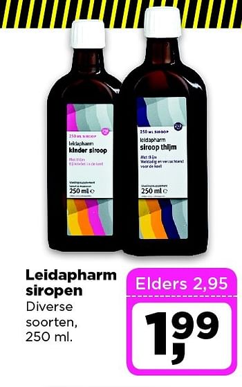 Aanbiedingen Leidapharm siropen - Leidapharm - Geldig van 24/02/2015 tot 02/03/2015 bij Dirx Drogisterijen