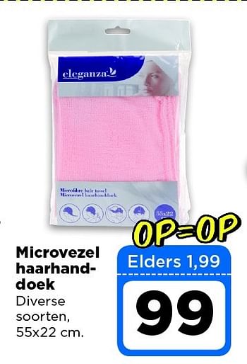 Aanbiedingen Microvezel haarhanddoek - Huismerk - Dirx Drogisterijen - Geldig van 24/02/2015 tot 02/03/2015 bij Dirx Drogisterijen