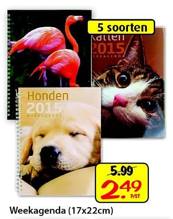 Aanbiedingen Weekagenda - Huismerk - Boekenvoordeel - Geldig van 25/02/2015 tot 15/03/2015 bij Boekenvoordeel