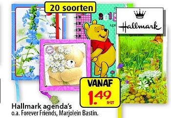 Aanbiedingen Hallmark agenda`s o.a. forever friends, marjolein bastin - Huismerk - Boekenvoordeel - Geldig van 25/02/2015 tot 15/03/2015 bij Boekenvoordeel